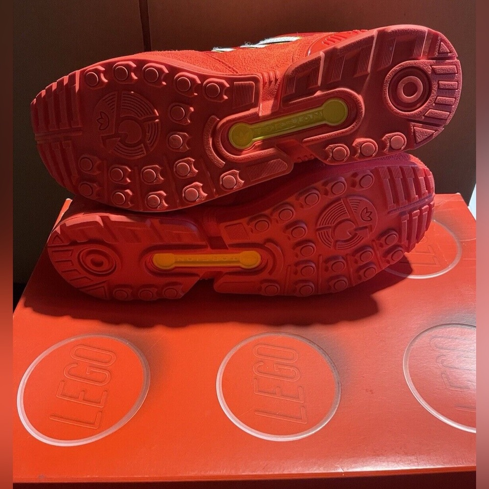 Adidas Originals ZX 8000 Lego Red Sneakers Men’s Size 11 Style #FY7084 - Picture 15 of 16